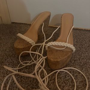 Fashion Nova Strappy Heel Sandals